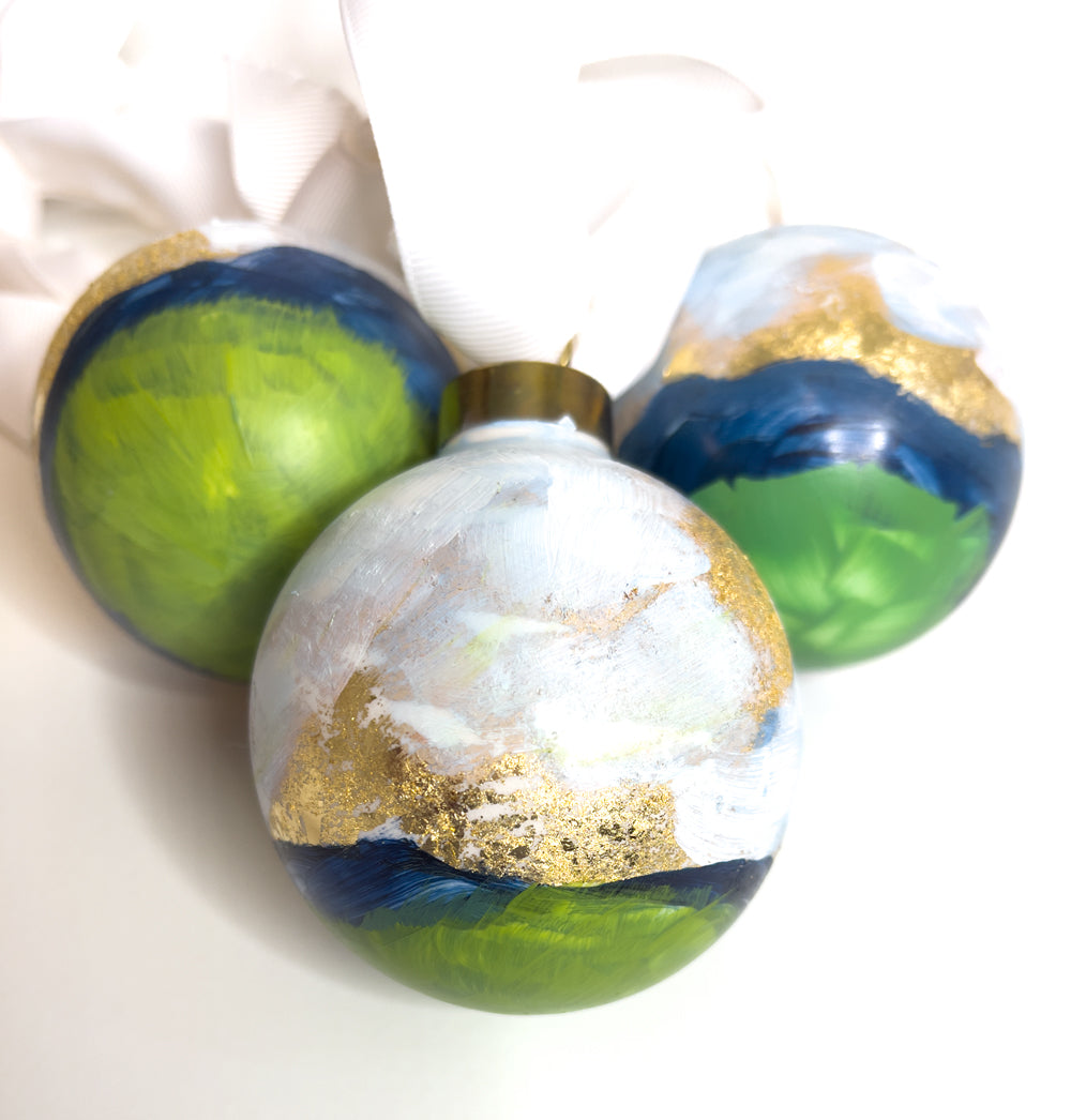 Gold Leaf Ornaments