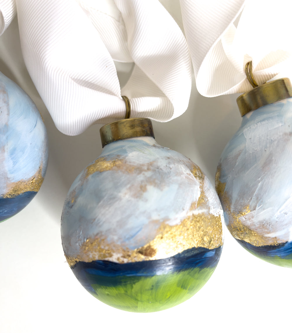 Gold Leaf Ornaments