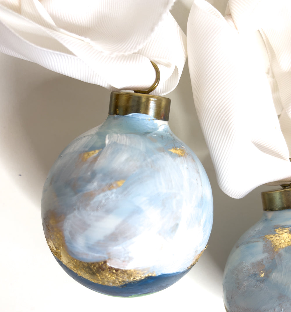 Gold Leaf Ornaments