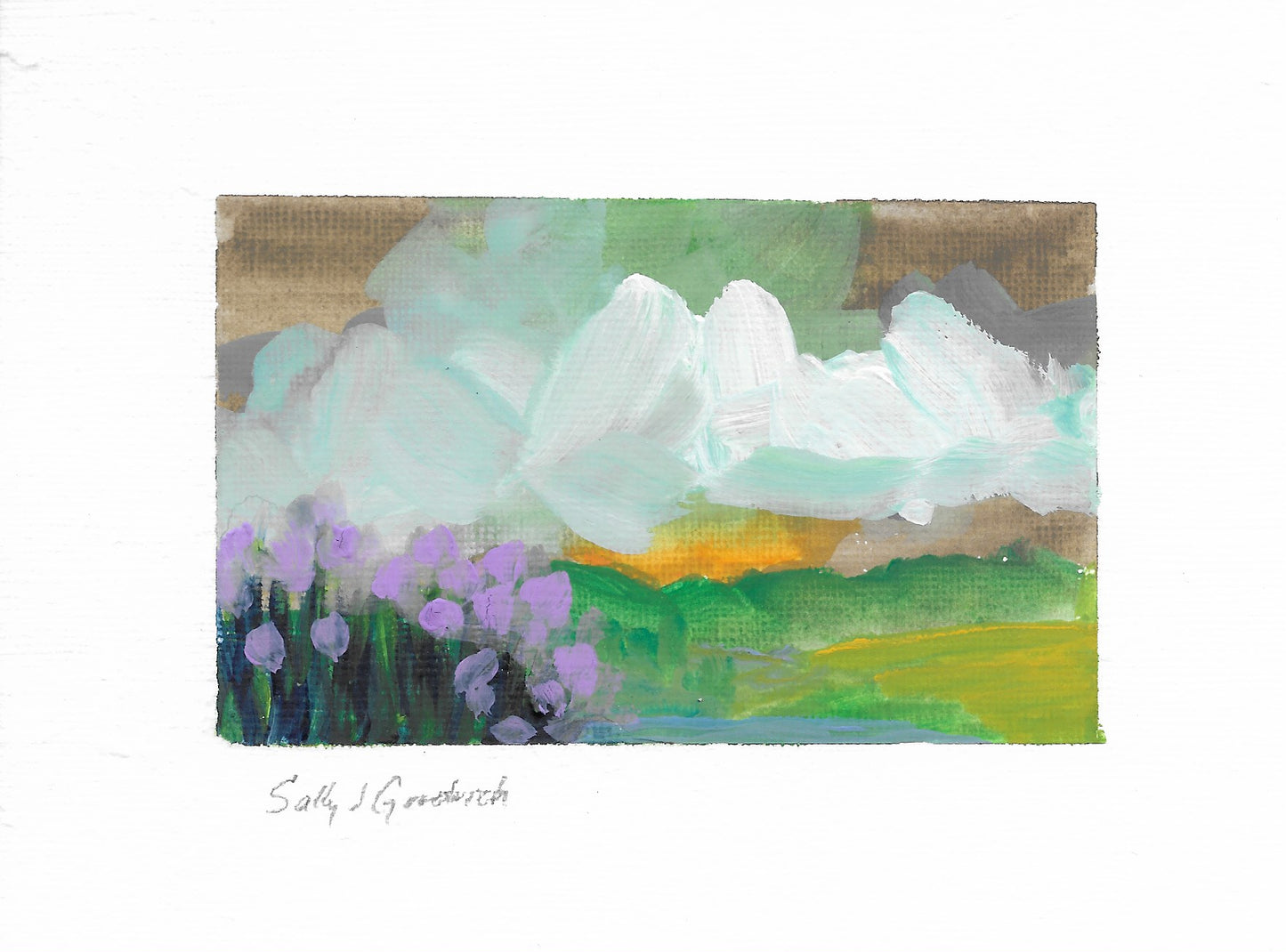 gouache on cold press watercolor paper
virginia blue ridge mountains
I paint small landscapes with gouache every single day and you can see them posted on my instagram account
These paintings require me to use quick brushstrokes to capture the feeling of the moment. I particularly like to paint the view of the Virginia Blue Ridge Mountains in my backyard.
Of course I take inspiration from impressionist, Claude Monet - who doesn’t?