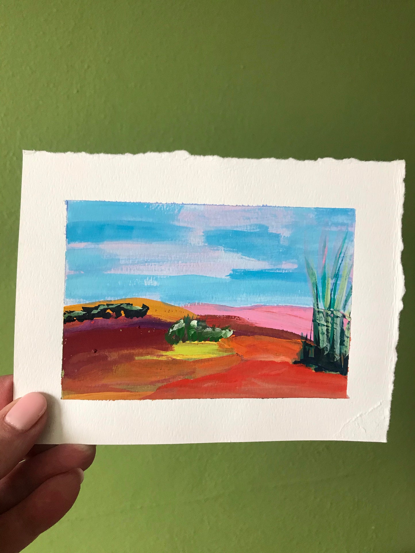 virginia blue ridge mountains landscape painting