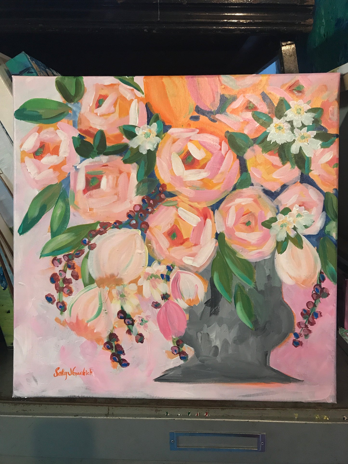 flamingo painting
chinoiserie painting
impressionism painting
pink flowers painting
floral paintings
still life painting
modern floral paintings
modern colorful paintings
