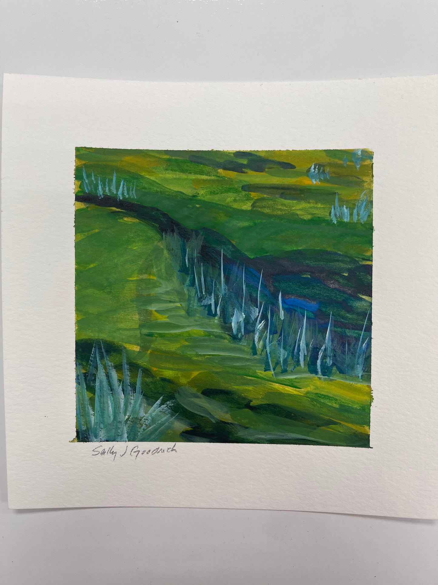 6x6-sally-j-goodrich-self-reflection-creek-painting