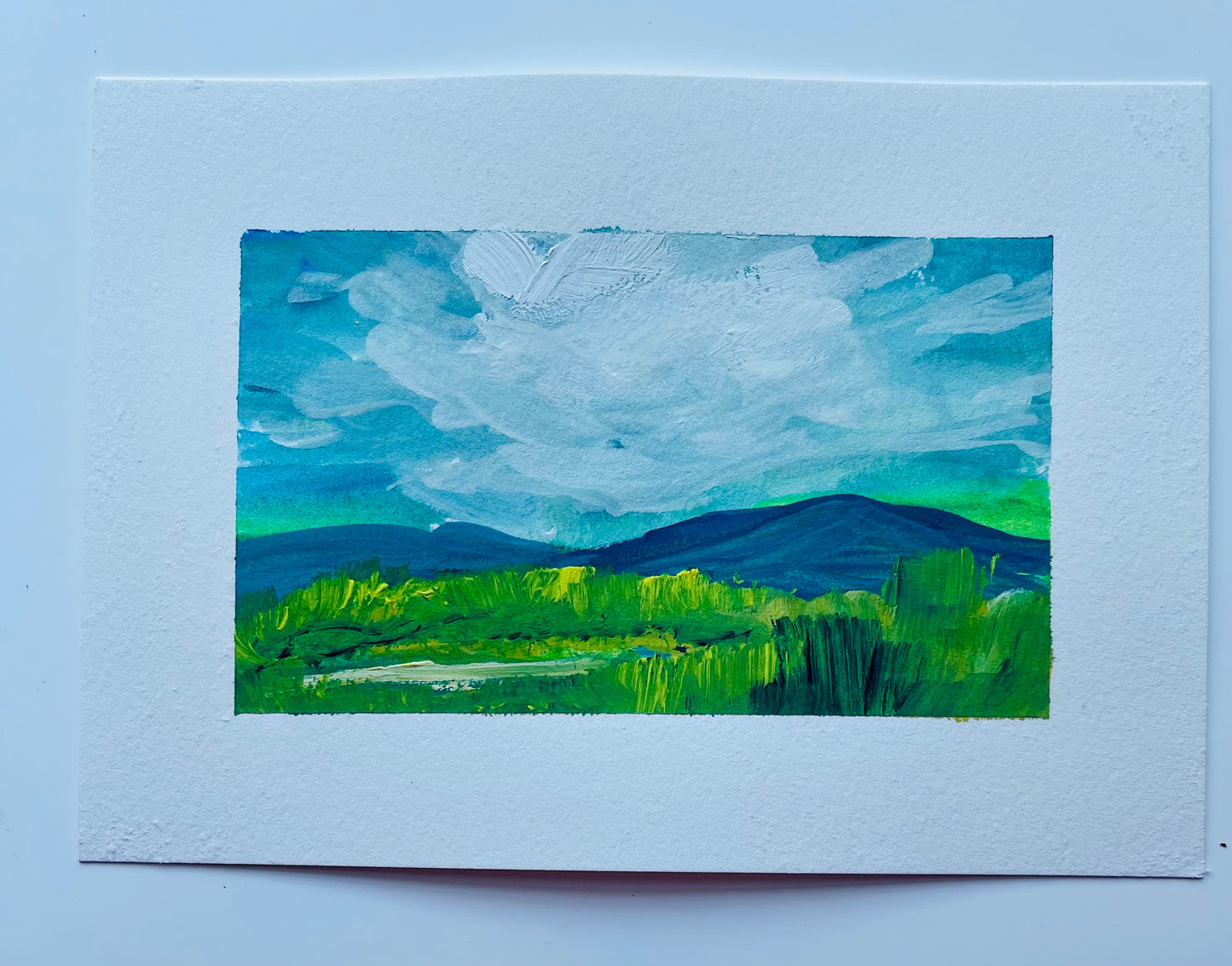 6x6-sally-j-goodrich-flush-of-joy-blue-ridge-mountains-painting