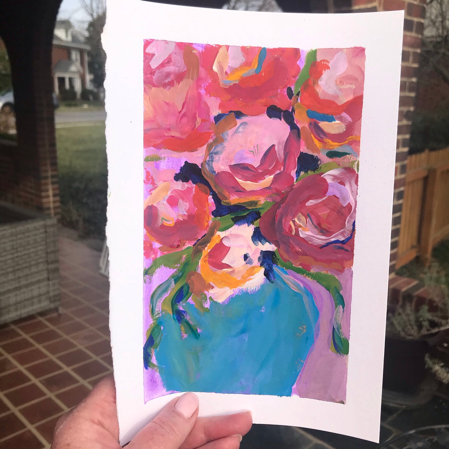floral-painting-pink-for-sale