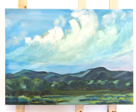 print of original blue ridge painting Sacred Ground