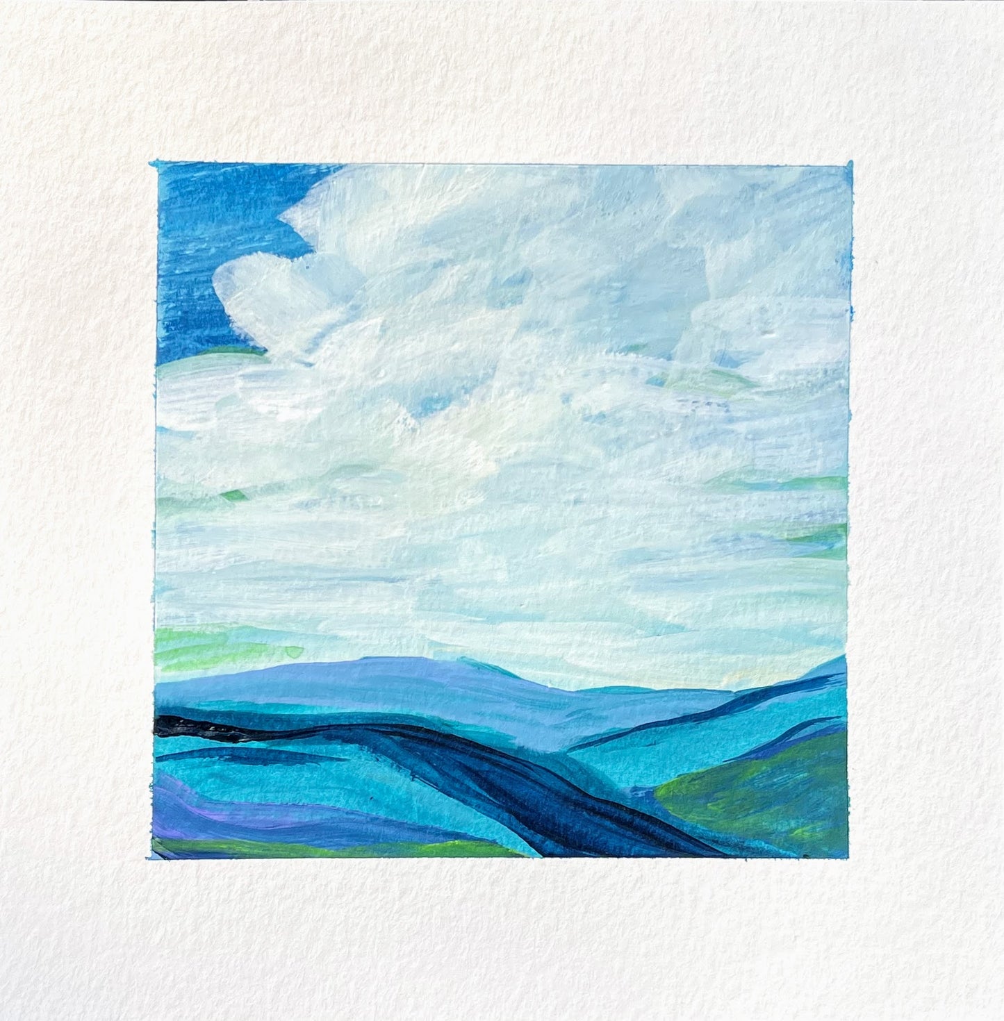 6x6-sally-j-goodrich-invincible-blue-ridge-mountains-painting