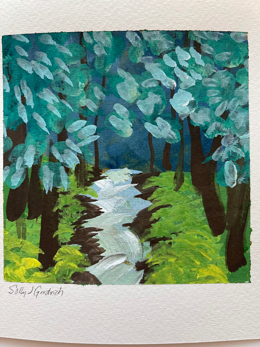 6x6-sally-j-goodrich-off-the-wall-creek-painting-for-sale